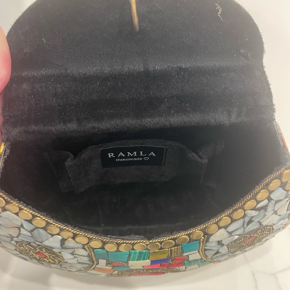 Ramla Rare Multicolor Mosaic Crossbody Bag - Picture 2 of 6